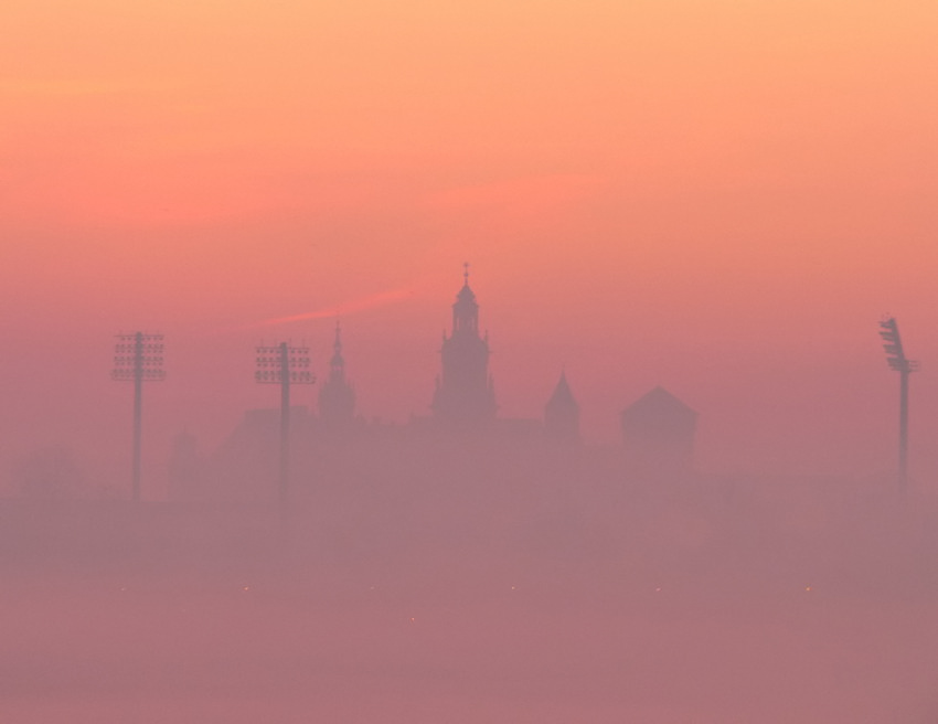 Krakow w kolorach budzi sie.