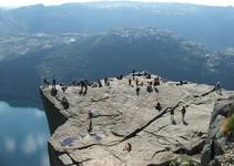 Preikestolen z góry