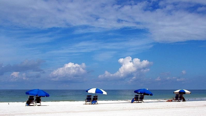 Poranek na plaży