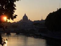 sunset in Vatican..