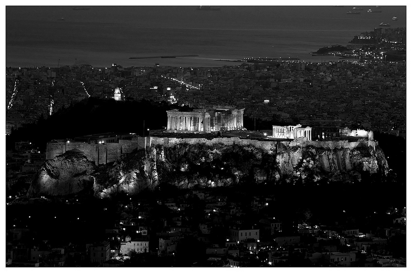 Athens by night...