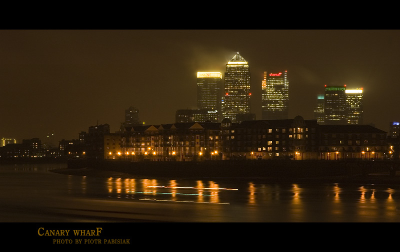 Canary Wharf not in the fog :)