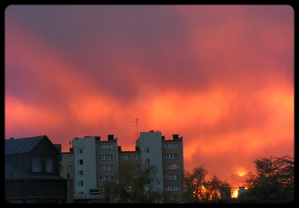 Zorza nad Opolem :)