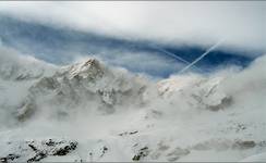 wiatr wokół Matterhorn