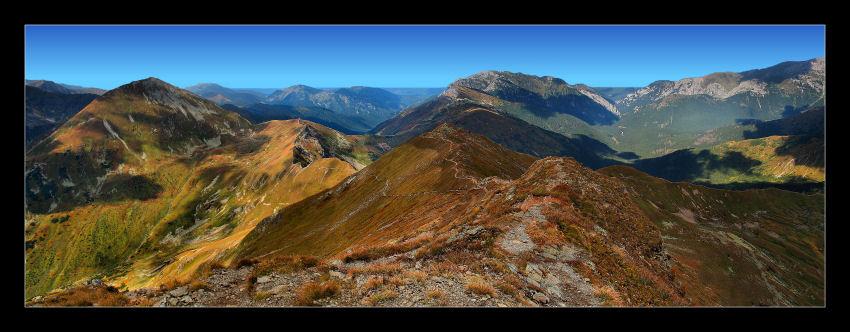 Panorama Tatr zachodnich