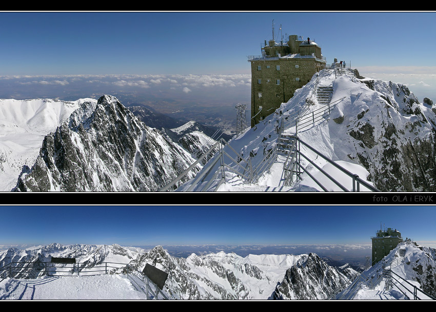 Panorama z Łomnicy