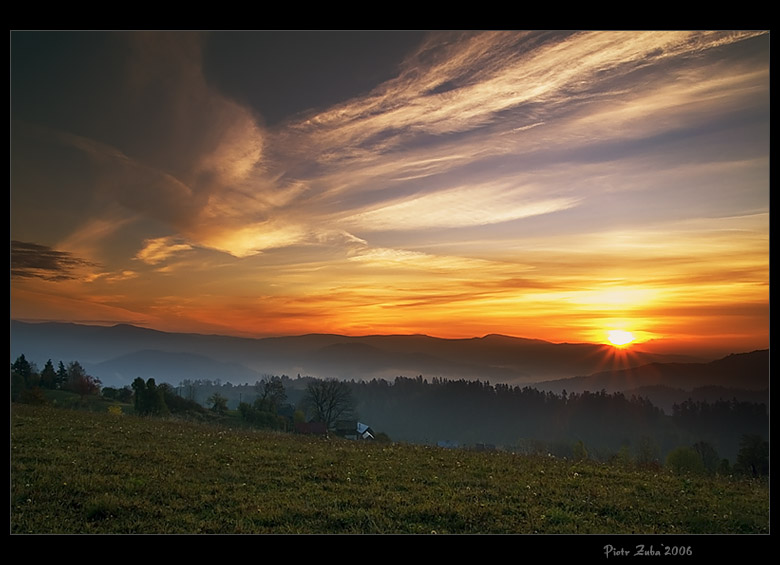 Wschód w Beskidach