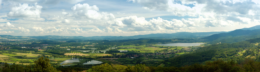 Panorama z Chojnika