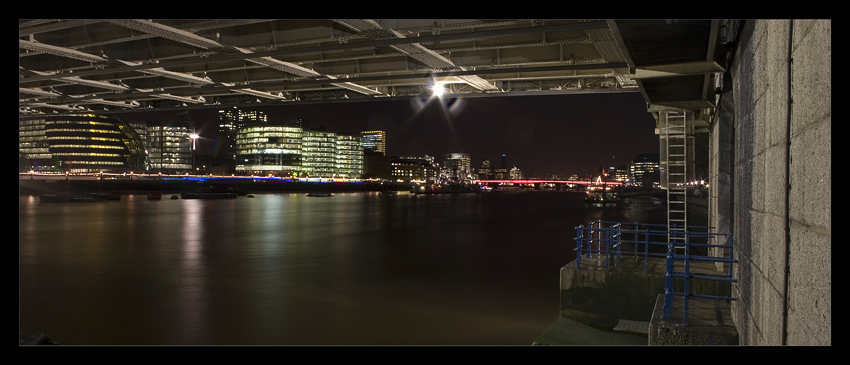 From under the bridge