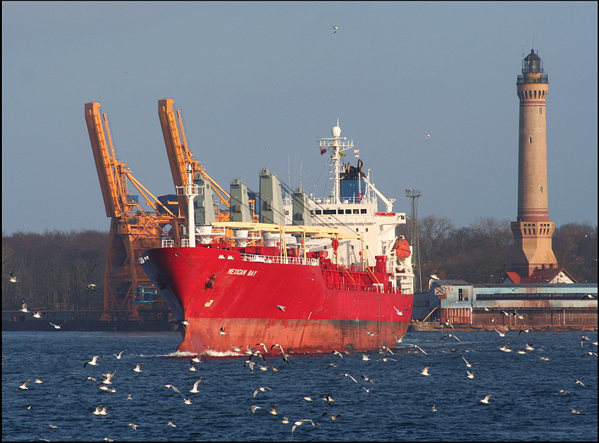 Grudniowy port w Świnoujściu