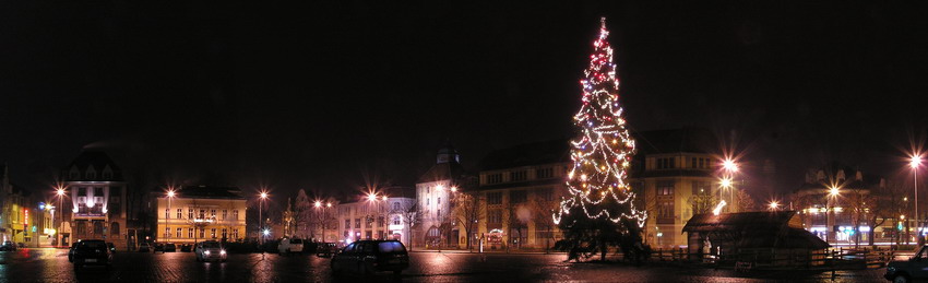 Słupska stajenka i choinka