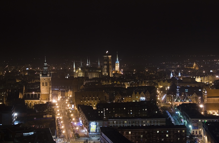 Gdańsk Nocą.