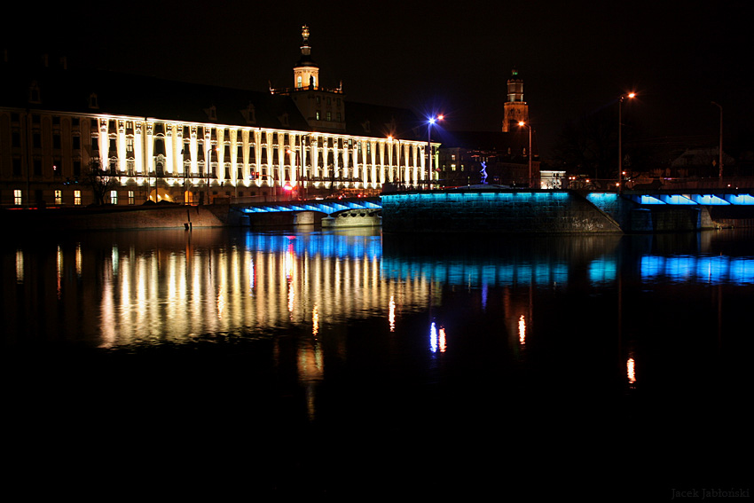 Wrocław nocą