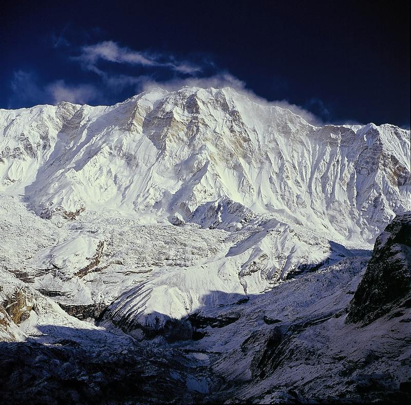 Annapurna I o poranku.