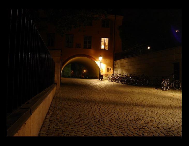 Uppsala nocą