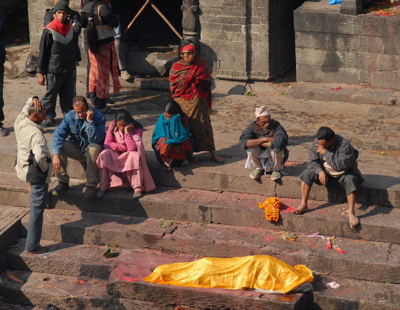 Nepal, Kathmandu-Pashupatinath temple