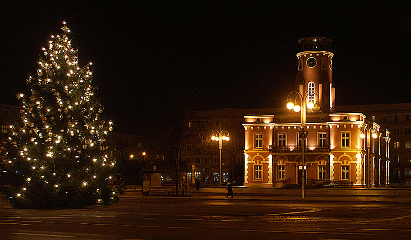 Częstochowa wieczorową porą