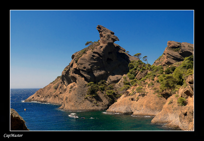 Pocztówka z Côte d\'Azur - Calanque - de - Figuerolles #1