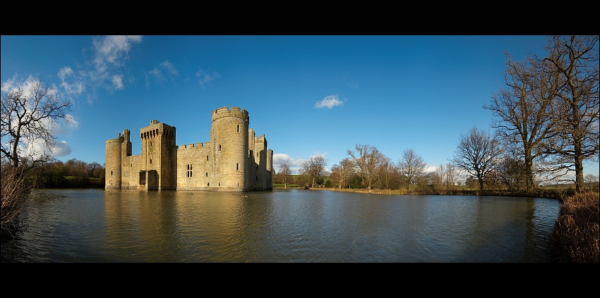 Bodiam Castle panoramicznie