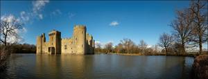 Bodiam Castle panoramicznie