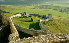 Spissky Hrad:  Widok z murów zamku