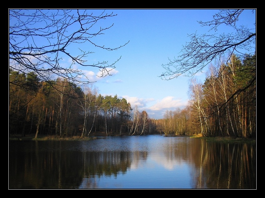 ... widok niecałkiem zimowy