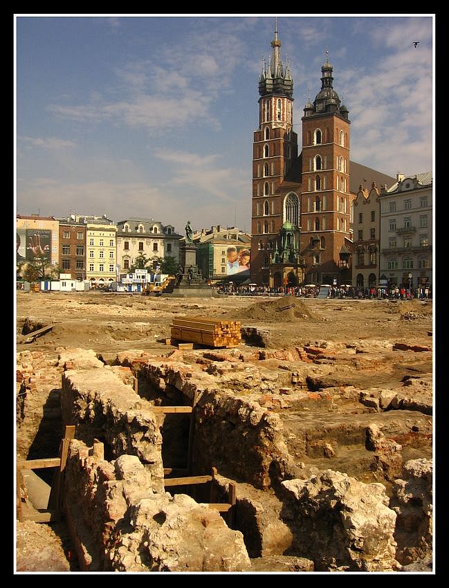 Krakowski Rynek inny niz zawyczaj