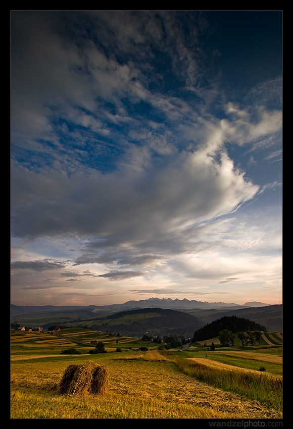 Z widokiem na Tatry.