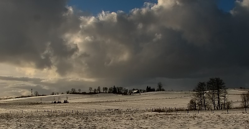 Chwila zimy (Ogrodniki, Wysoczyzna Elbląska)