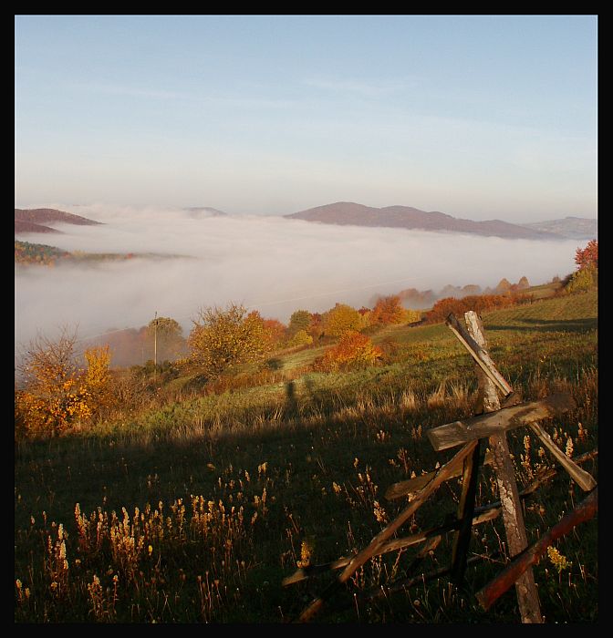 jesień w Bieszczadach