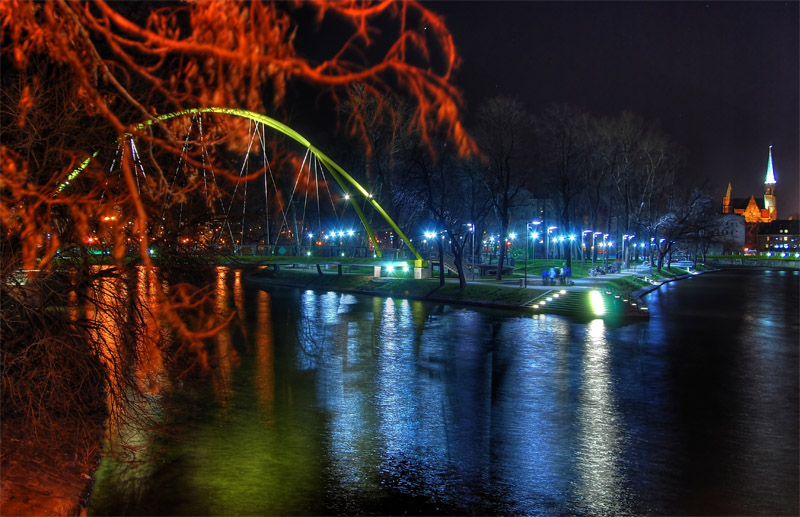 Wrocław nocą