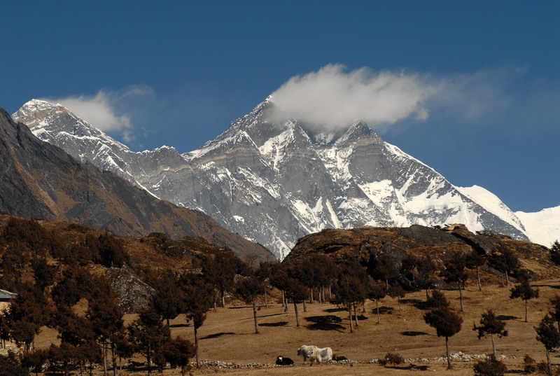 Everest and Lhotse