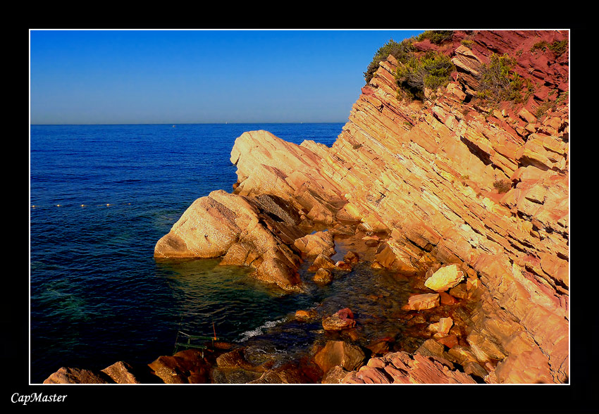 Pocztówka z Côte d\'Azur - Pointe de Bau Rouge