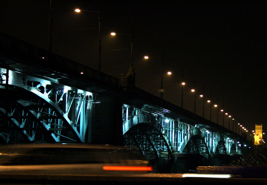 Warsaw by night