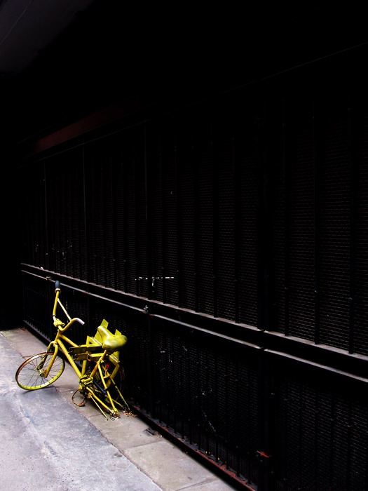 yellow bike