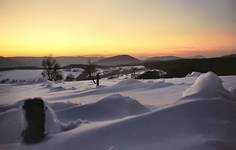 Beskid Niski o zmroku