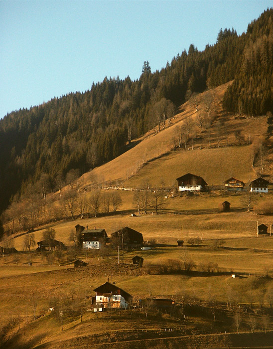 Zima w nizszych partiach Alp