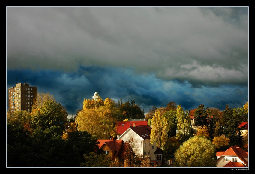 Chmury nad Zieloną Górą