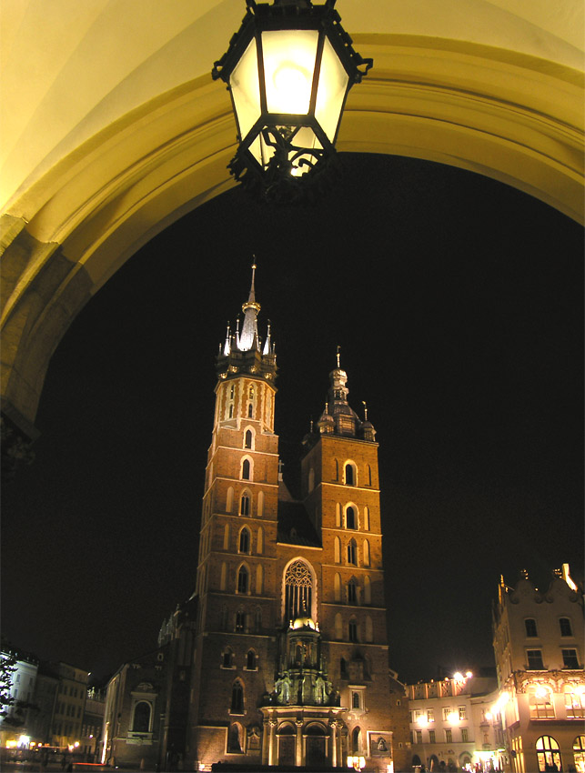 Kraków nocą