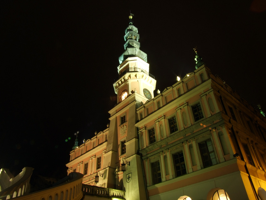 Zamość nocą