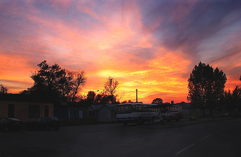 Wieczór na dworcu w Senny City