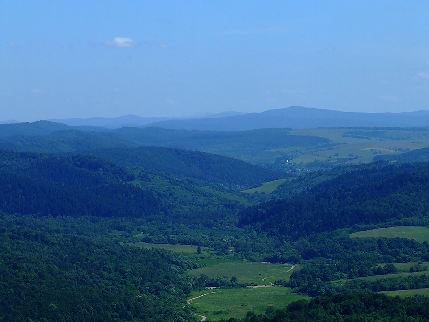 Beskid Niski - dolina górnego Wisłoka