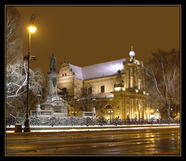 Warszawa Nocą.. Krakowskie Przedmieście