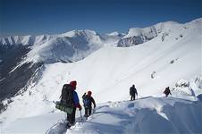 Zimowe Tatry - na jednej linie