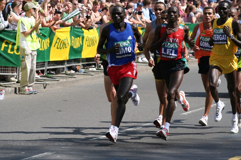 Liderzy na 35 km, London marathon