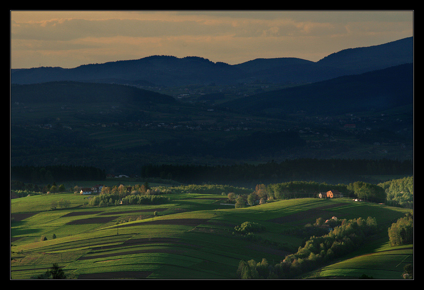 Wieczorem w Beskidach