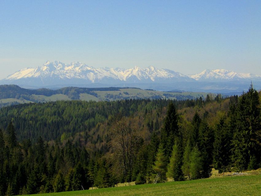 ...z widokiem na Tatry