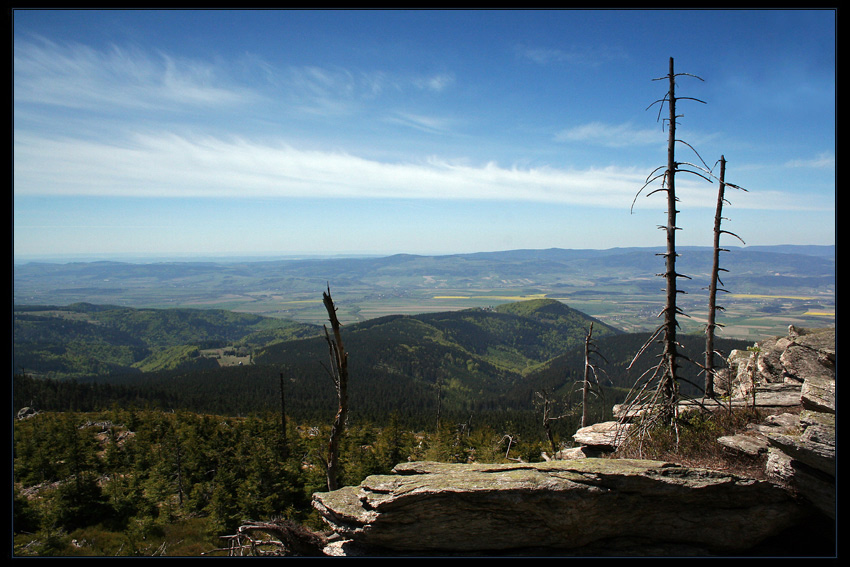 widok z Czarnej Góry