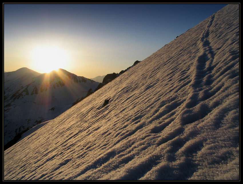 tatry o zachodzie