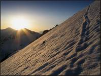 tatry o zachodzie